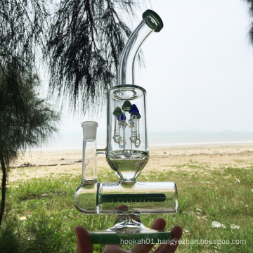 Winter Newest Design Green Glass Smoking Water Pipes (ES-GB-299)